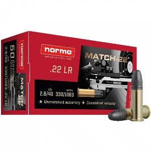MUNICAO NORMA 22LR MATCH C/50