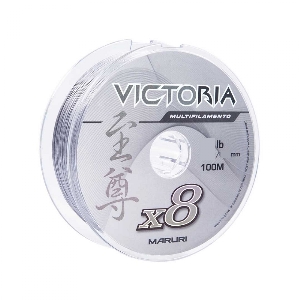 LINHA MULT.VICTORIA 8X CINZA 0.20MM X 100M 24LB