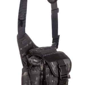 BOLSA DE OMBRO URBAN CAMUFLADO WARSKIN BLACK