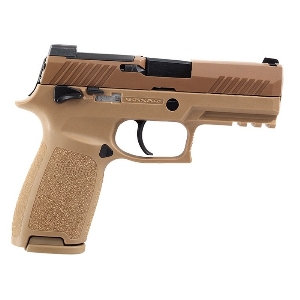 PISTOLA SIG SAUER P320 M18 COYOTE 9MM 17 TIROS E 21 TIROS