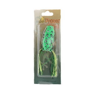 ISCA POPPER FROG 5.5CM 15GR VERDE/BRANCO