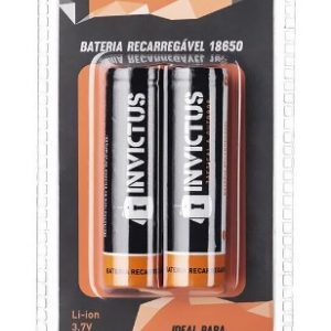 BATERIA INVICTUS RECARREGAVEL 18650 C/02