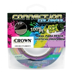 LINHA CROWN CONNECTION 9X COLORFULL 0.23MM 300MT